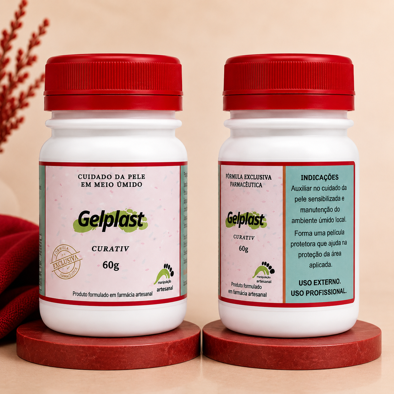 Geoplast — curativo artesanal aplicado