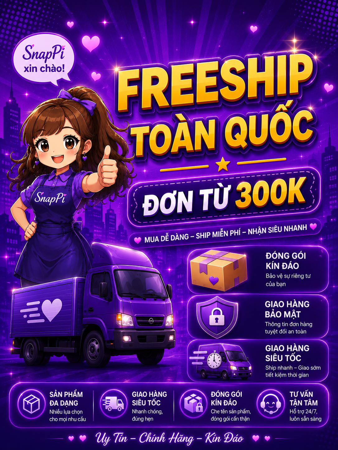 Freeship toàn quốc giao hàng kín đáo Snapshop sextoy chính hãng
