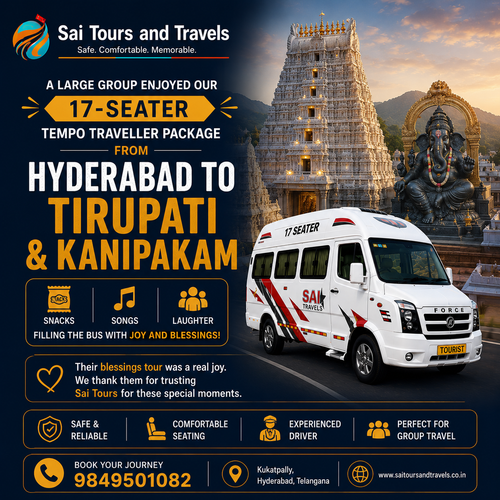 A joyful spiritual journey completed with Sai Tours and Travels.