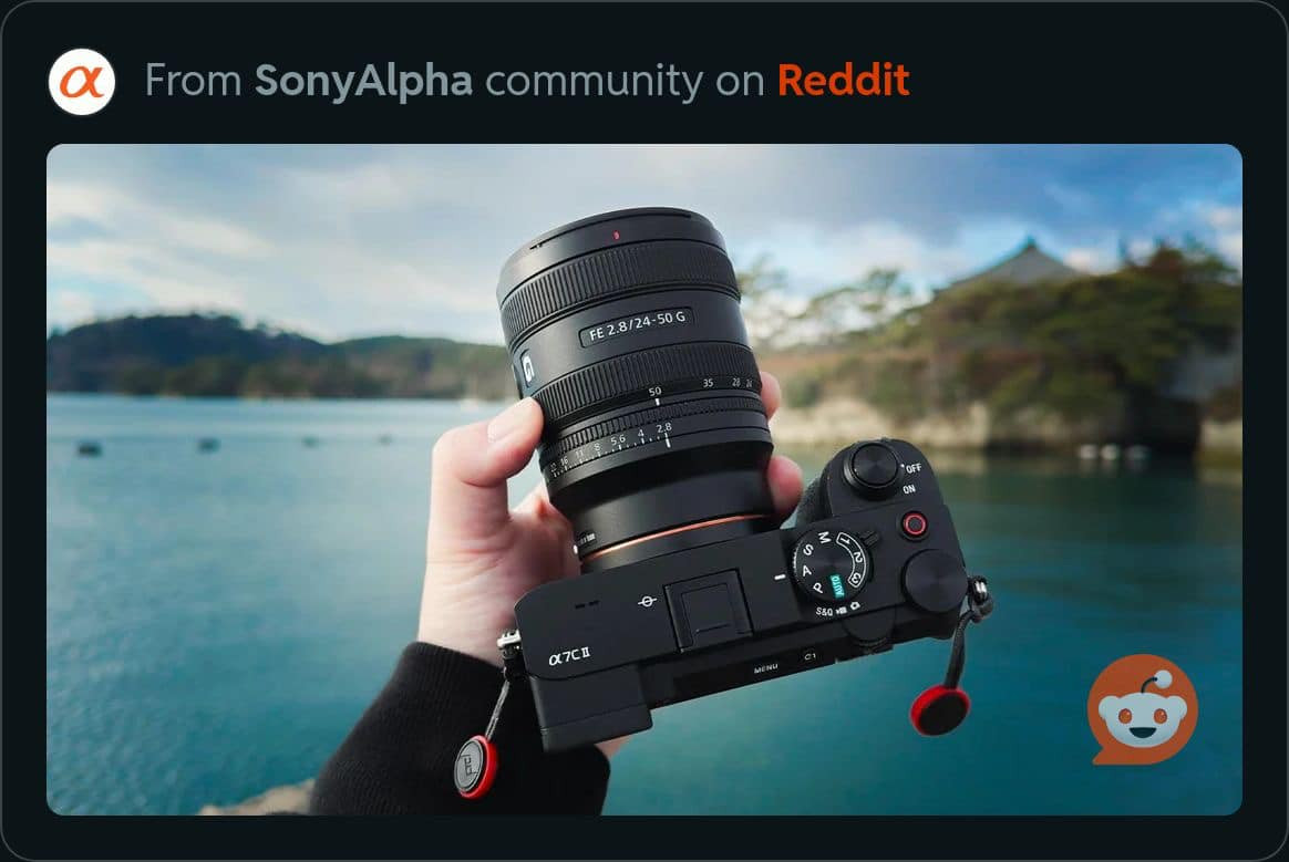 Máy ảnh Sony A7C II với thiết kế nhỏ gọn và mạnh mẽ