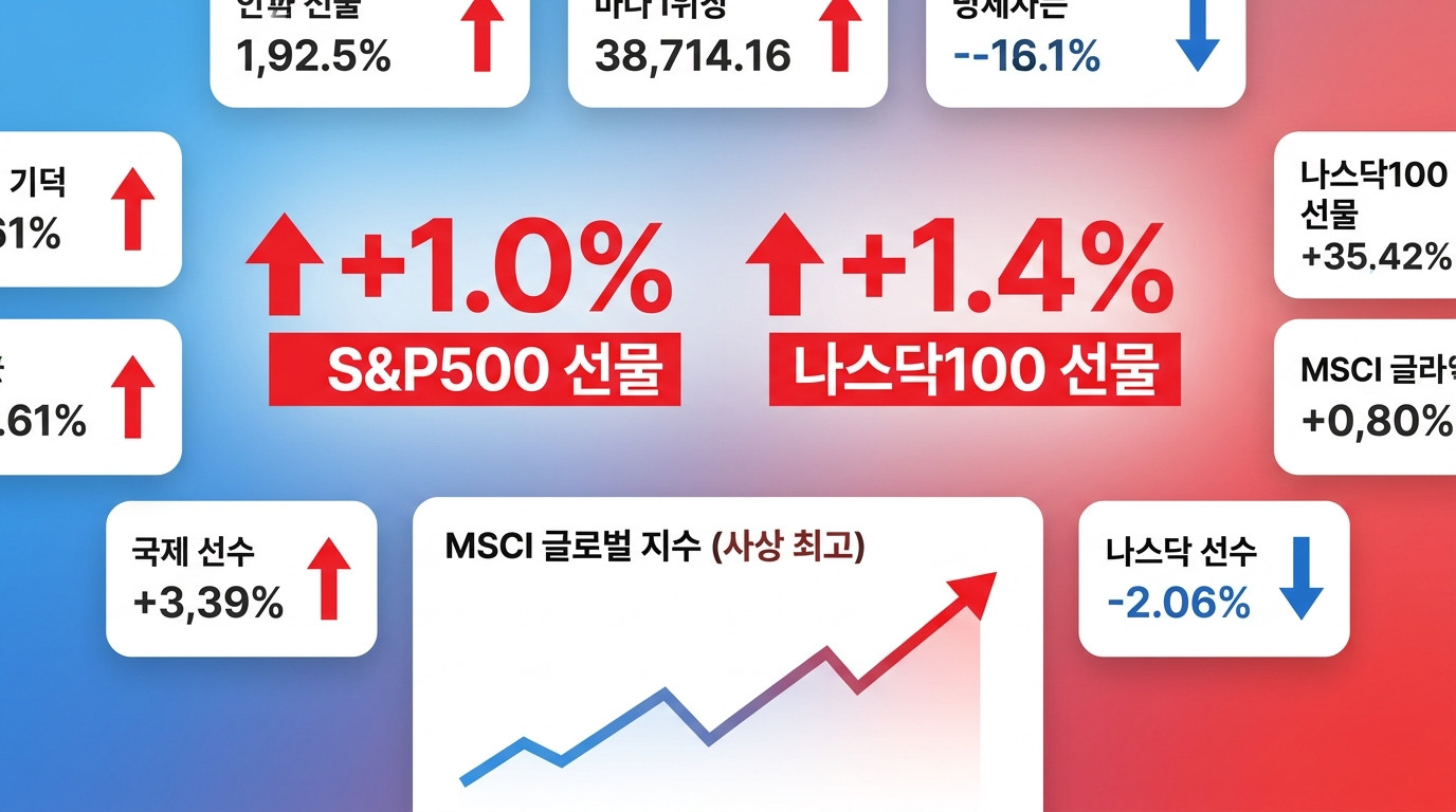 주요 지수 동향 인포그래픽