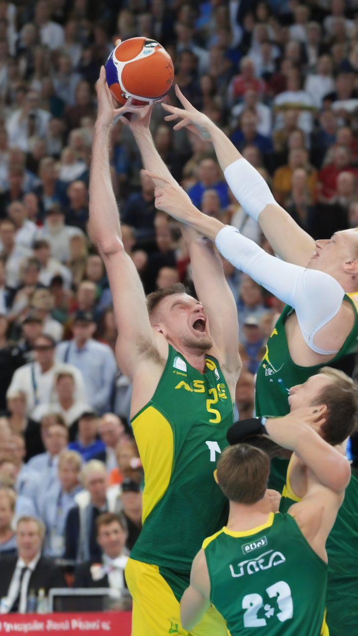 Lithuanians break through, Aussies rally to win men's title