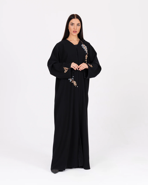Discover black embroidered abaya for women and classic black abaya Dubai styles perfect for women to.png