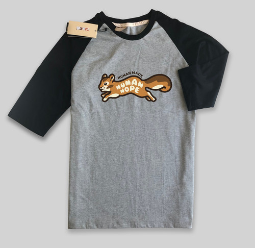 Raglan T Shirt 03 Black Grey.jpg