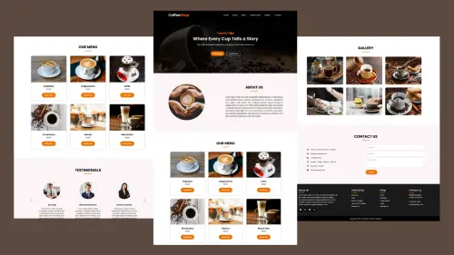 Create a Responsive Coffee website using HTML CSS and JavaScript Free Source Code 2.png.webp