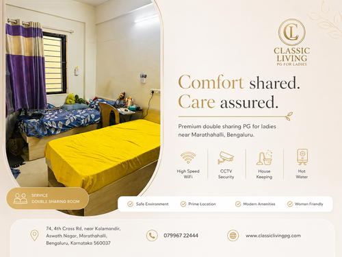 Enjoy Comfortable Living With Our Double Sharing Rooms
