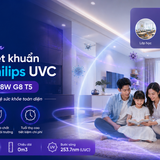 Bo den tia cuc tim diet khuan khu trung TUV Philips UVC 30cm TUV 8W G6 T5 1