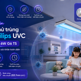 Bo den tia cuc tim diet khuan khu trung TUV Philips UVC 22cm TUV 6W G6 T5