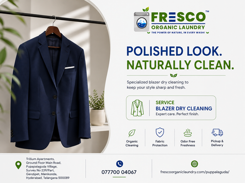 Refresh your favorite blazer with expert dry cleaning