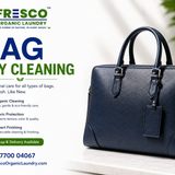 Keep your bags looking neat and fresh with our expert bag dry cleaning service