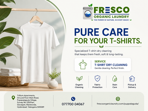 Professional garment care helps maintain fabric quality and appearance.