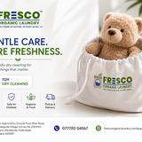 Refresh your child's favorite soft toys with expert toy dry cleaning.