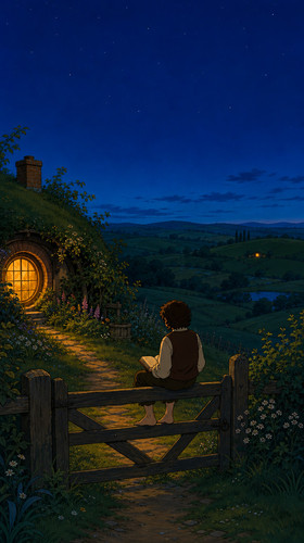 magnific frodo sits alone on the w xgI6ml4jfW.jpg