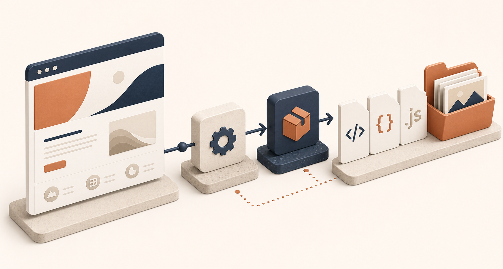 Framer export pipeline illustration