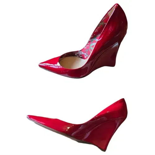 Casadei Red Wedges.png