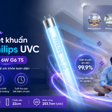 Bong den tia cuc tim diet khuan khu trung TUV Philips UVC 22cm TUV 6W G6 T5