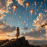 ある日、空を見上げたら [One day, I looked up at the sky] 2