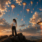 ある日、空を見上げたら [One day, I looked up at the sky] 1
