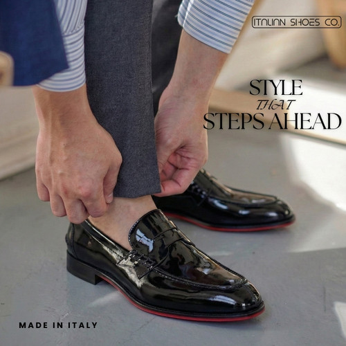 Elegant Loafer Boots in Genuine Leather.jpg