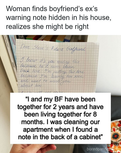 ex exposes boyfriend cleaning habits hidden note.jpg