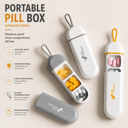 Portable Pill Box