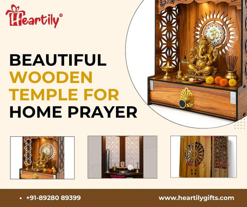 Beautiful Wooden Temple for Home Prayer.jpg
