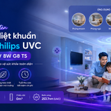 Bong den tia cuc tim diet khuan khu trung TUV Philips UVC 30cm TUV 8W G6 T5