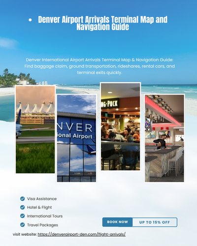 Denver Airport Arrivals Terminal Map and Navigation Guide.png
