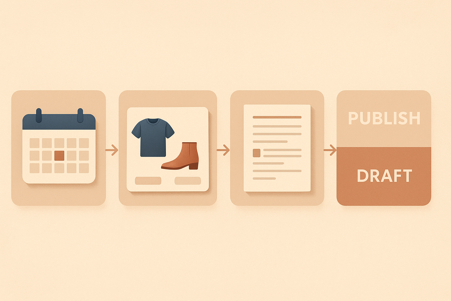 Shopify blog workflow from topic to publish