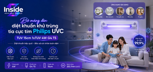 Bo den tia cuc tim diet khuan khu trung TUV Philips UVC 15cm TUV 4W G6 T5 2.png