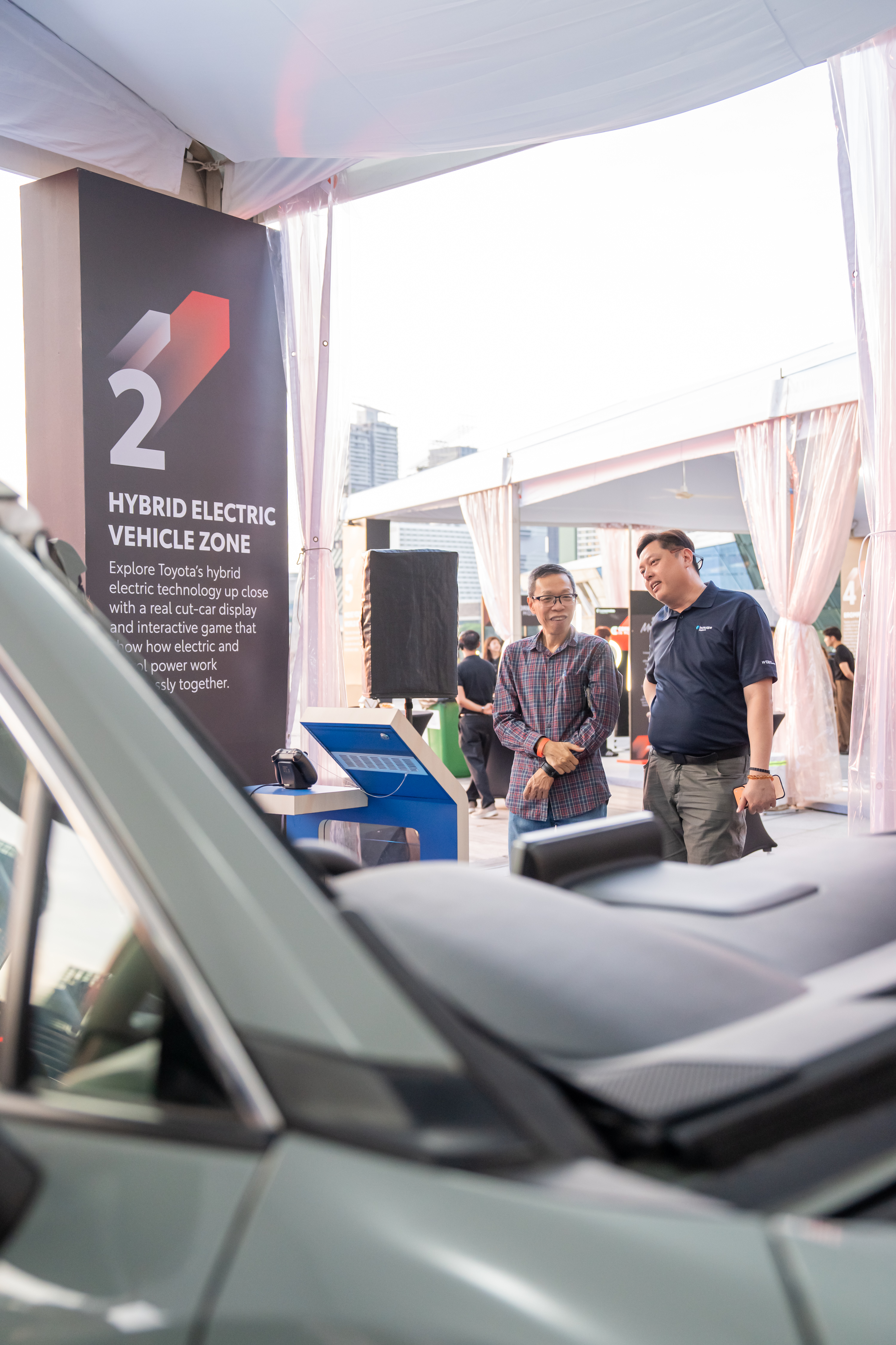 Toyota connected in mobility experience zone