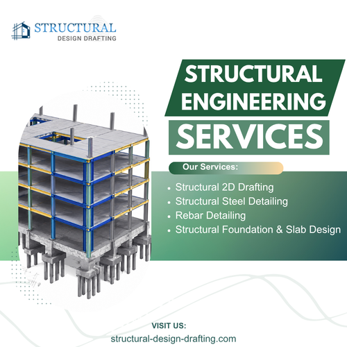 Structural Engineering Services help architects, engineers, and AEC firms turn project requirements into clear, practical structural solutions. At Structural Design Drafting, we prepare detailed designs and drawings based on client specifications, project information, and required standards. From initial structural information to detailed documentation, our team works to provide solutions that fit each project’s needs. Reach out to us for Structural Design Solutions in Jacksonville to keep design workflows clear, consistent, and easier to coordinate for demanding project requirements today.

Our Services:
Structural 2D Drafting
Structural Steel Detailing
Rebar Detailing 
Structural Foundation & Slab Design


Visit Us: https://structural-design-drafting.com/2d-3d-structural-drafting/structural-engineering-services.html
