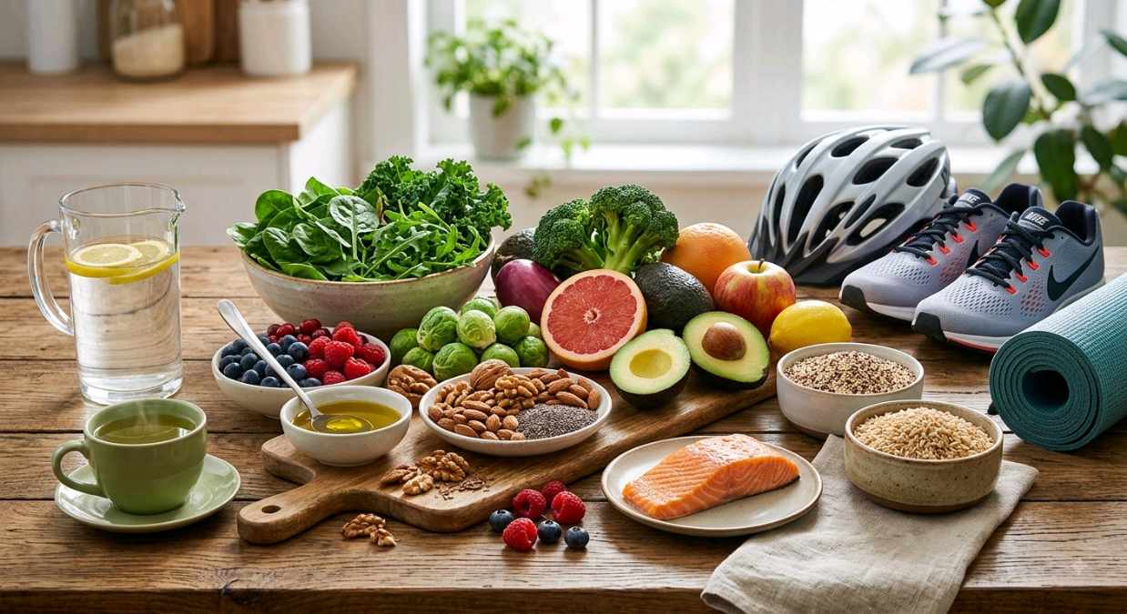 Healthy foods and lifestyle habits that support liver health