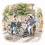 7. 起きます（おきます）— [kecelakaan] terjadi