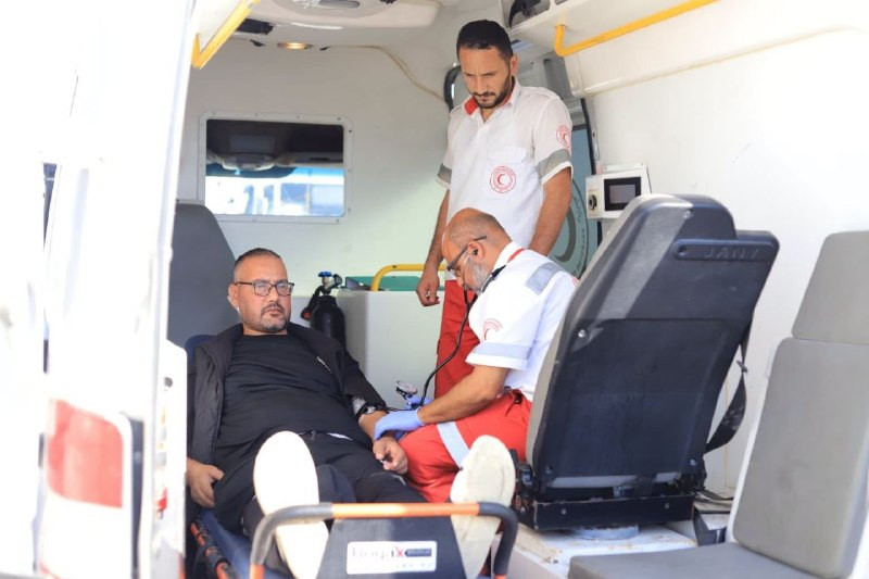 جمعية الهلال الأحمر الفلسطيني، يشارك في إجلاء 32 مريضًا و39 مرافقًا للعلاج خارج قطاع غزة عبر معبر رفح البري، بالتنسيق مع منظمة الصحة العالمية....