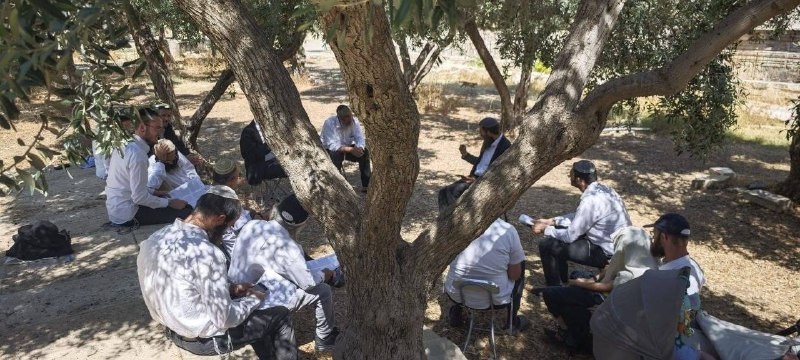 صورة| مستوطنون يعقدون حلقة دينية توراتية تهويدية، خلال اقتحامهم المسجد الأقصى المبارك صباح اليوم....