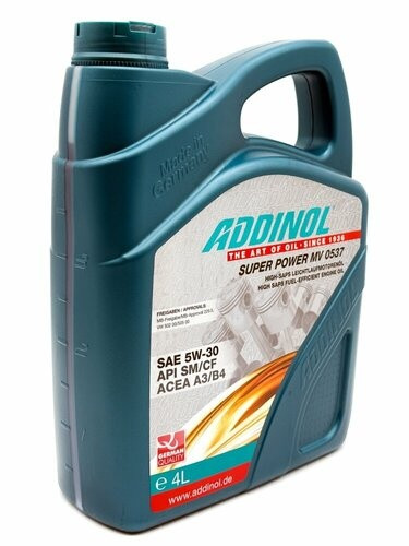 Масло моторное синт. ADDINOL Super Power MV 0537 5W30 4л. 0.jpg