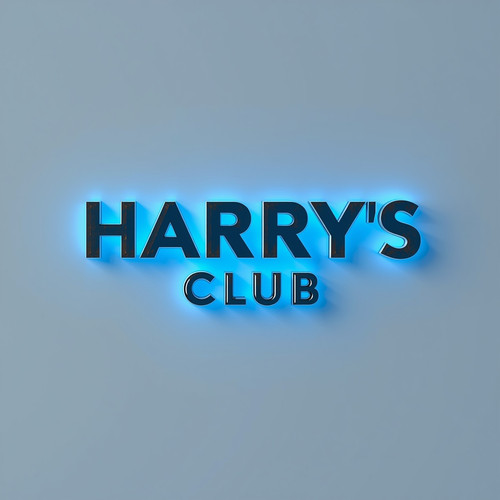 Lucid Origin crie uma logo 3D estilizada com o nome Harrys Clu 2.jpg