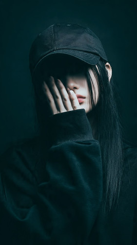 Silent mood Dark aesthetic girl wallpaper HD.jpg