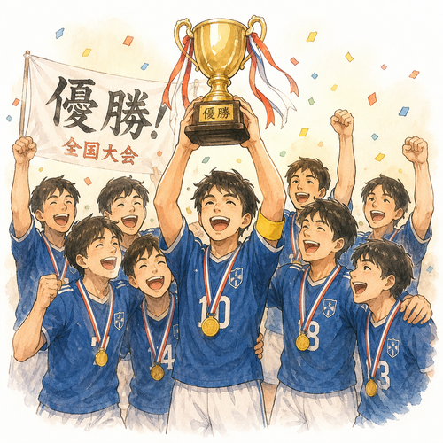 20. 優勝します（ゆうしょうします）— memenangkan kejuaraan.png