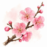 9. 梅（うめ）— bunga plum