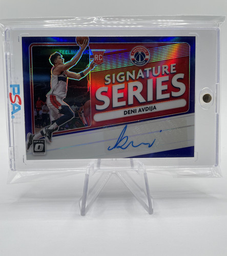2020 21 Donruss Optic Deni Avdija Signature Series Purple Prizm Rookie Auto (1)