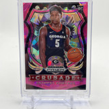 2020 21 Panini Prizm Draft Picks Anthony Edwards Crusade Pink Prizm Rookie #81 (1)