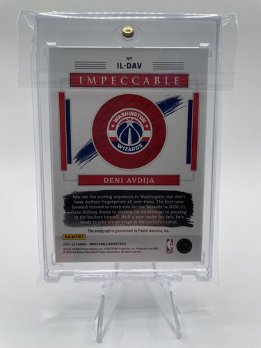 2020 21 Panini Impeccable Deni Avdija Illustrious Ink On Card Rookie Auto 88 (2).1