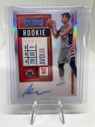 2020 21 Panini Contenders Deni Avdija Rookie Ticket Prizm Auto #137 (1)