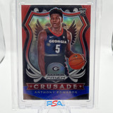 2020 21 Panini Prizm Draft Picks Anthony Edwards Crusade RWB Prizm Rookie #81 (3)