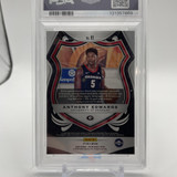 2020 21 Panini Prizm DP Anthony Edwards Crusade Green Prizm Rookie PSA 10 (2)