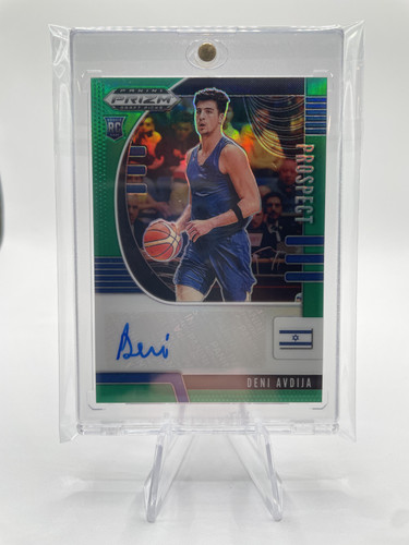 2020 21 Panini Prizm Draft Picks Deni Avdija Green Prizm Rookie Auto #PA DA (1).1
