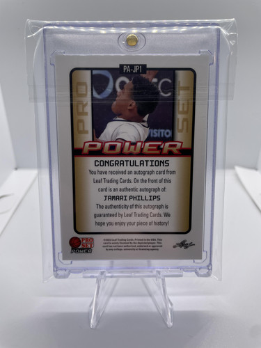 2021 22 Leaf Pro Set Power Jamari Phillips Bronze Auto #PA JP1 (2).1