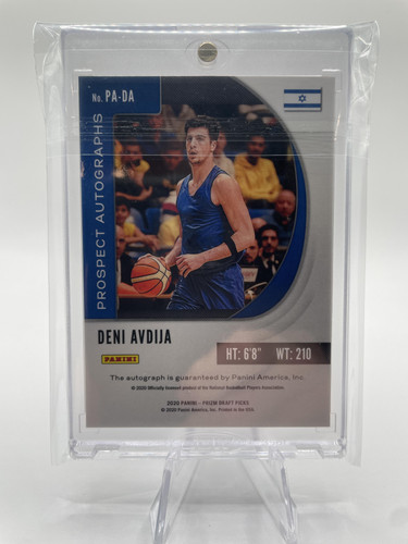 2020 21 Panini Prizm Draft Picks Deni Avdija Prospect Rookie Auto #PA DA (2).1